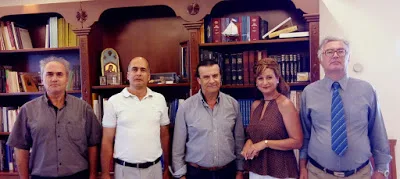 Συνάντηση αντιπροσωπείας του ΔΣ της ΠΕΘ με τον Τάσο Κουράκη