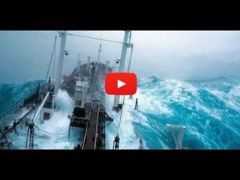 ΘΑ ΣΑΣ ΚΟΠΕΙ Η ΑΝΑΣΑ Θεόρατα κύματα καταπίνουν αεροπλανοφόρο