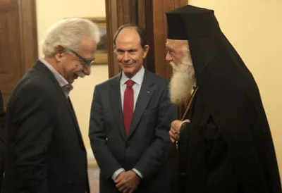 Πρώτη συνάντηση Αρχιεπισκόπου Ιερώνυμου με τον Υπουργό Παιδείας Κώστα Γαβρόγλου