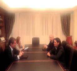 06-11-14 Συνάντηση Υπουργού Παιδείας και Θρησκευμάτων, Ανδρέα Λοβέρδου και Υπουργού Τουρισμού Όλγας Κεφαλογιάννη