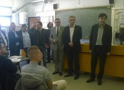 Ο Υφυπουργός Παιδείας κος Δημήτρης Μπαξεβανάκης στο 1ο ΕΠΑΛ Κορωπίου