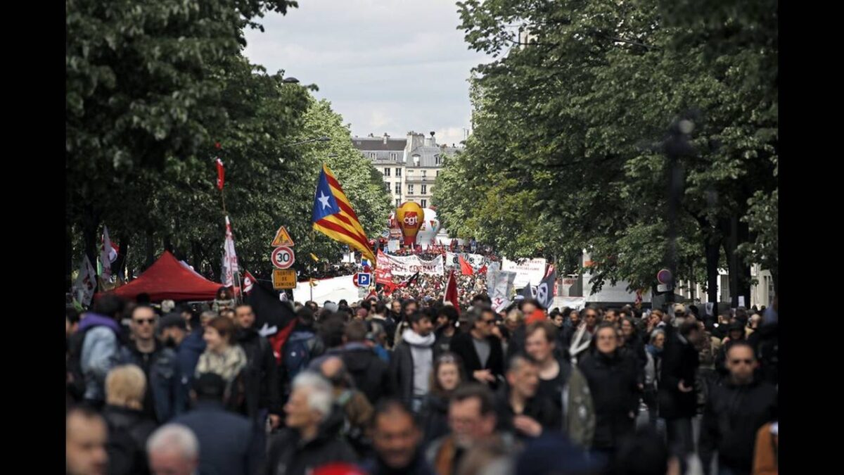 Συγκρούσεις στο Παρίσι στο περιθώριο της πορείας για την Εργατική Πρωτομαγιά