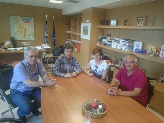 Ο Υφυπουργός Παιδείας Δ. Μπαξεβανάκης με την Κλαδική Ομοσπονδία Κομμωτών Ελλάδας για την προώθηση της Μαθητείας