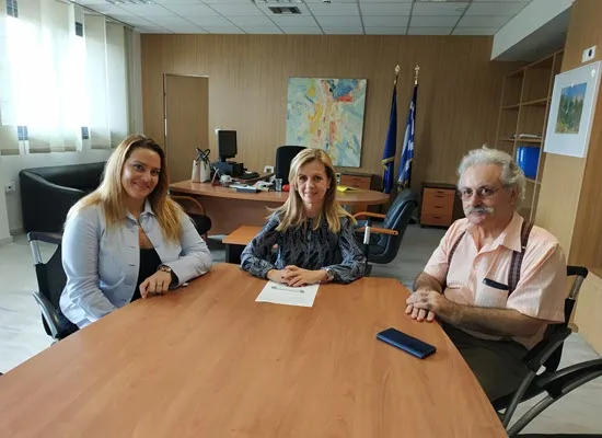 Συνάντηση Υφυπουργού Παιδείας Μ. Τζούφη με την Πρέσβειρα ΕΕΚ Όλγα Παπακυριακού