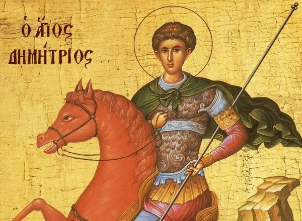 Αγιος Δημήτριος: Γιατί παρουσιάζεται καβαλάρης σε κόκκινο άλογο;