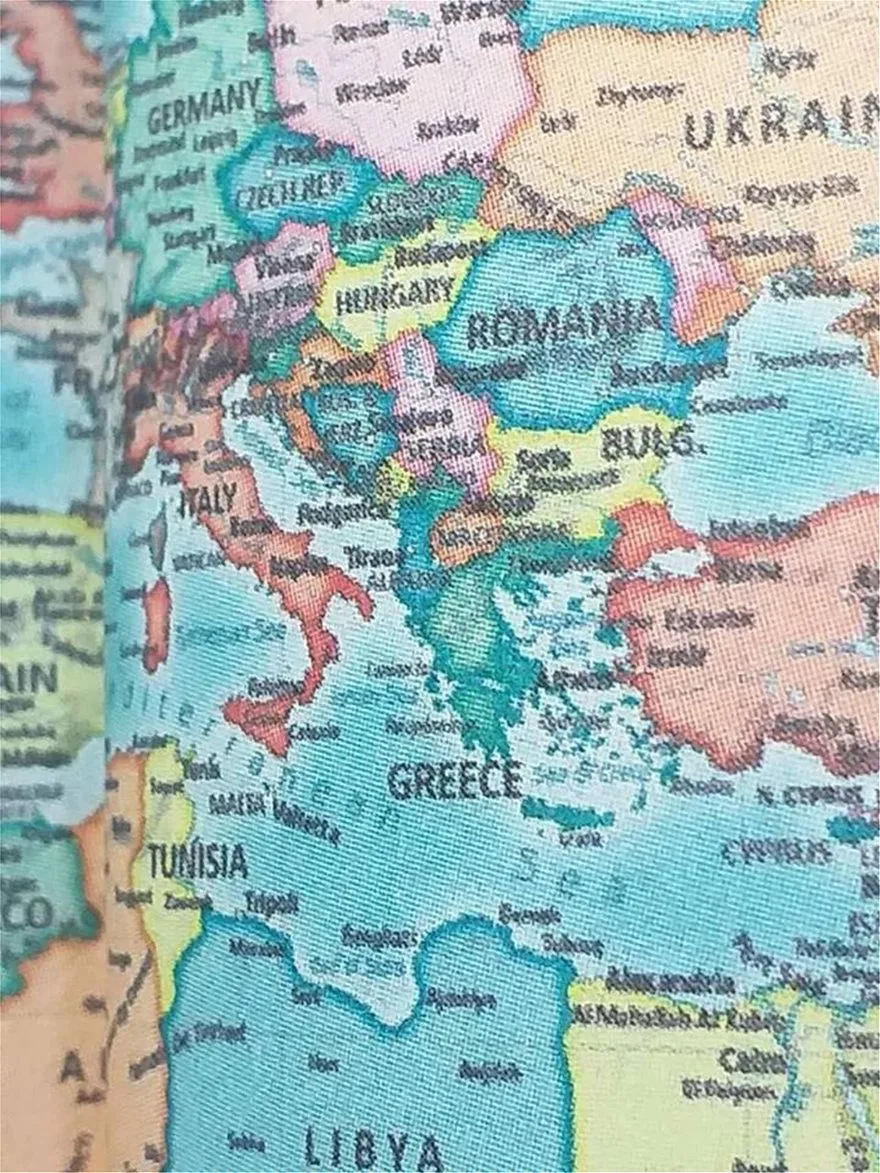 Η Ελληνική Αστυνομία κυκλοφόρησε χάρτη με «Μακεδονία» και Βόρεια Κύπρο