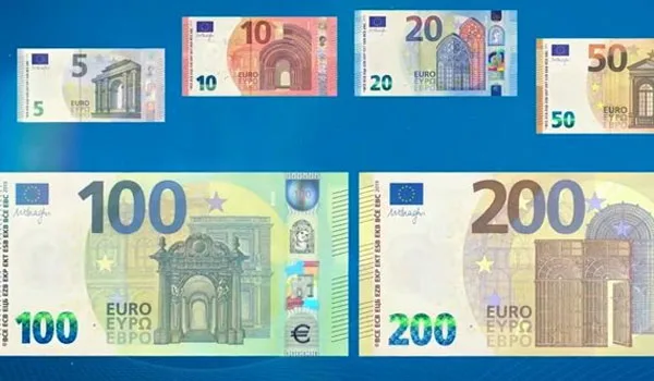 Σε κυκλοφορία από τις 28 Μαΐου τα νέα χαρτονομίσματα 100 και 200 ευρώ