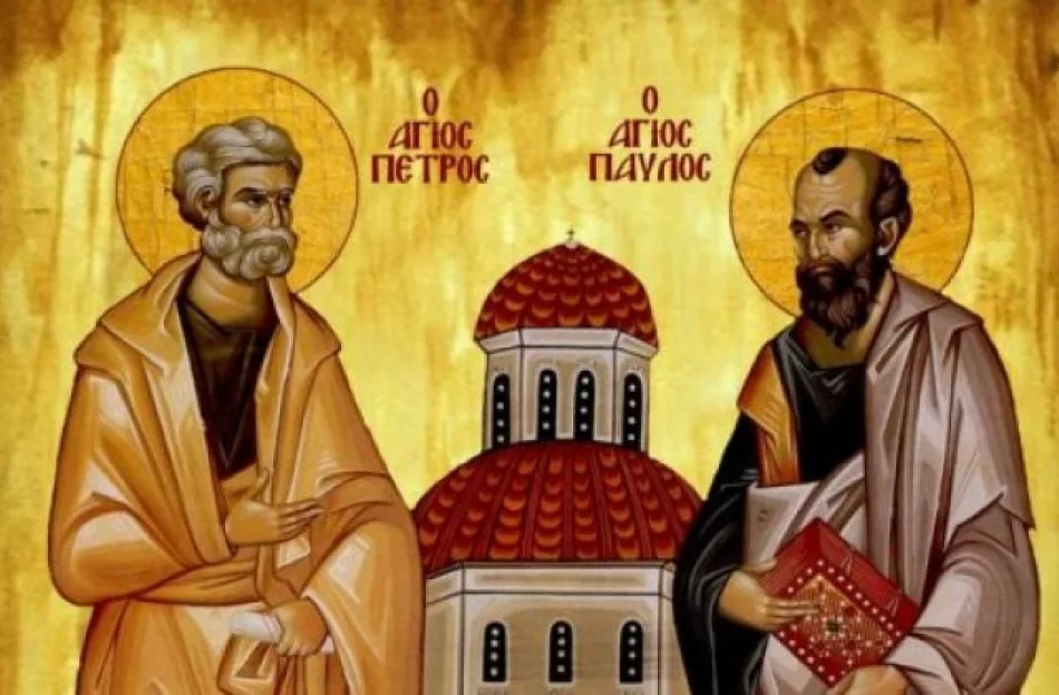 29/6 – Εορτή των Αγίων Πέτρου και Παύλου