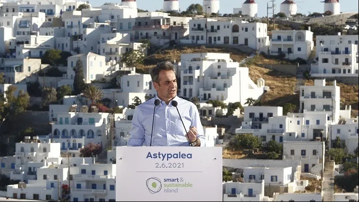 Μητσοτάκης: Αυτό που κάνουμε στην Αστυπάλαια είναι ένα παράθυρο σε ένα καθαρότερο μέλλον