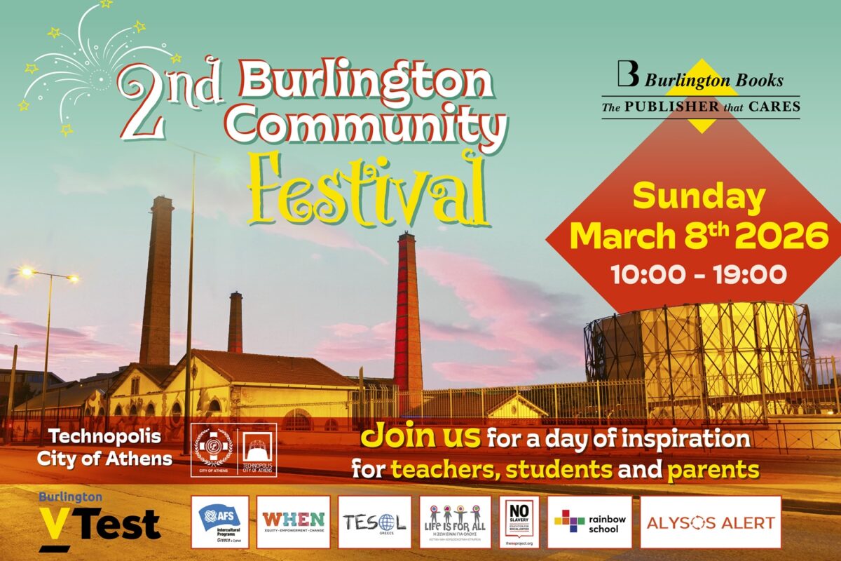 2nd Burlington Community Festival: ΔΩΡΕΑΝ για μαθητές και γονείς 08/03 – Τεχνόπολη Δήμου Αθηναίων