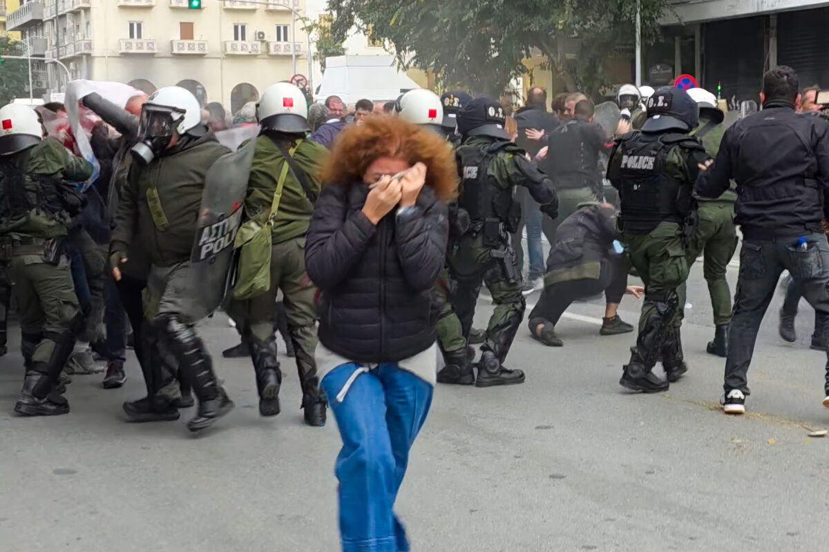 ΟΙΕΛΕ: Καταγγελία για αστυνομική βία κατά διαδηλωτών στη Θεσσαλονίκη