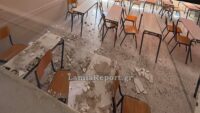 Σοβάδες έπεσαν στα κεφάλια μαθητών εν ώρα μαθήματος – «Από τύχη δεν είχαμε σοβαρό τραυματισμό»